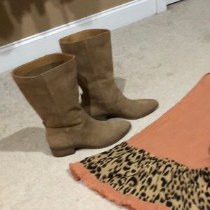 New Lucky Brand Slouch Lafara-Tan Mid-Calf Boots